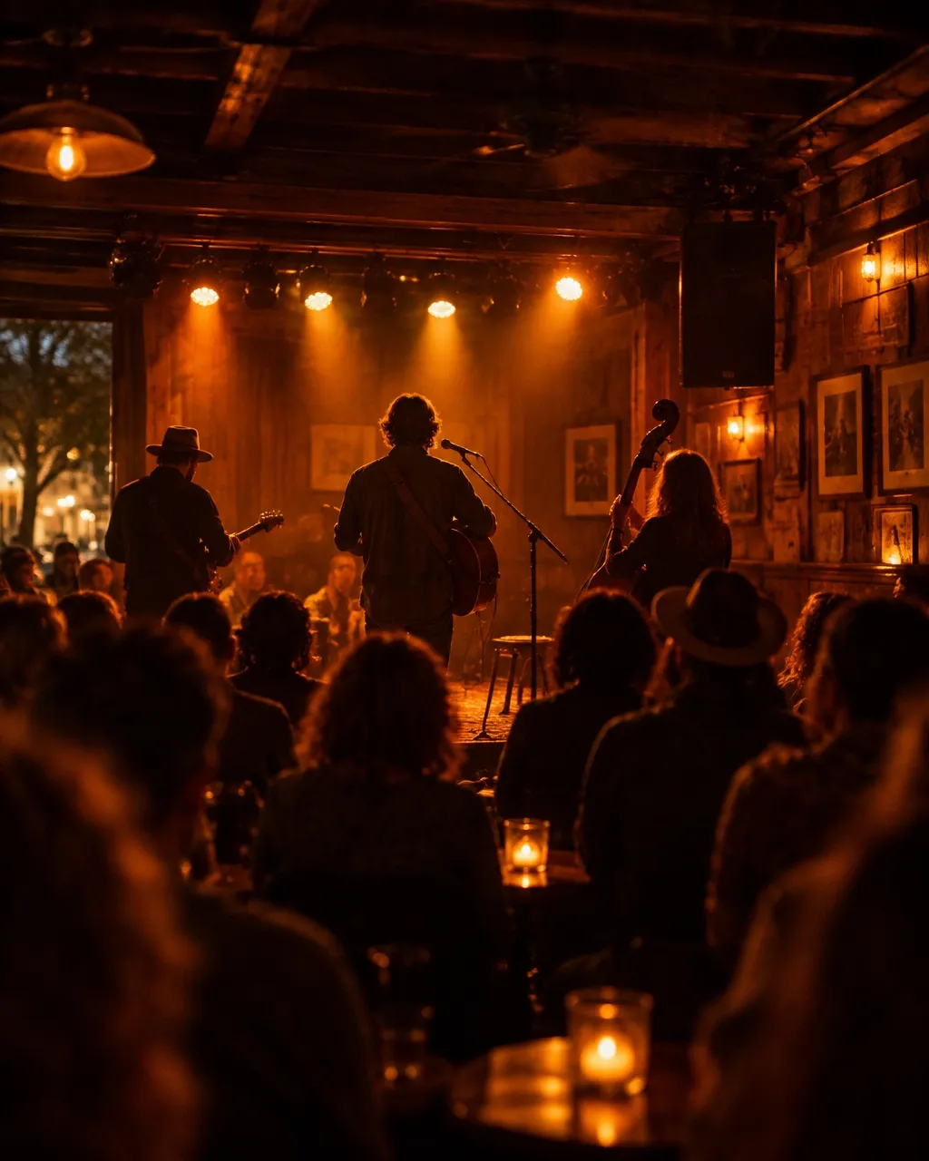 Intimate Austin live music venue interior