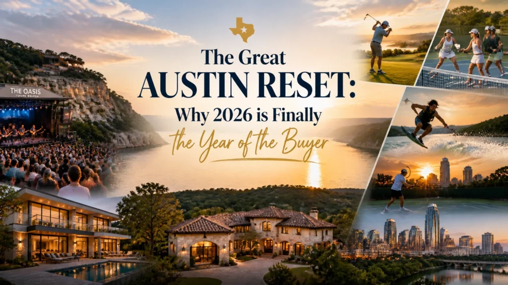 Austin real estate market reset and buyer opportunity in 2026