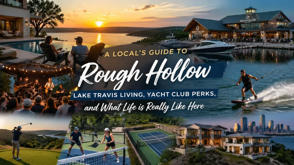 Rough Hollow Lake Travis marina and yacht club lifestyle