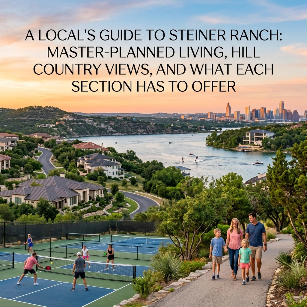 Steiner Ranch master-planned community near Lake Austin and Lake Travis
